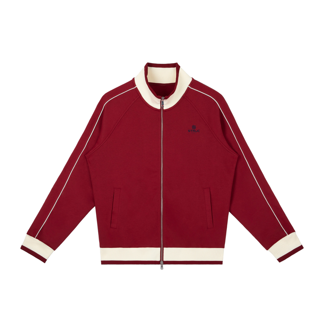Color Block Raglan Sleeve Zip Golf Jacket
