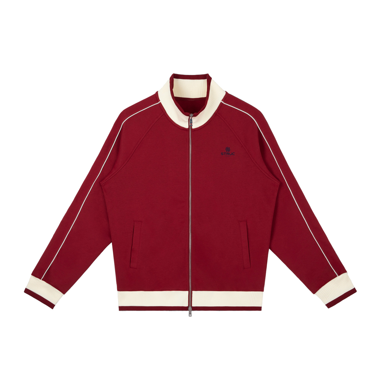 Color Block Raglan Sleeve Zip Golf Jacket